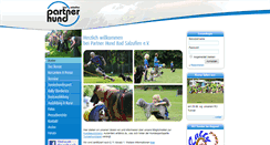 Desktop Screenshot of partner-hund-ev.de